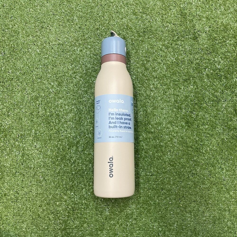 Owala FreeSip 24oz Stainless Steel Water Bottle Pastel NEW